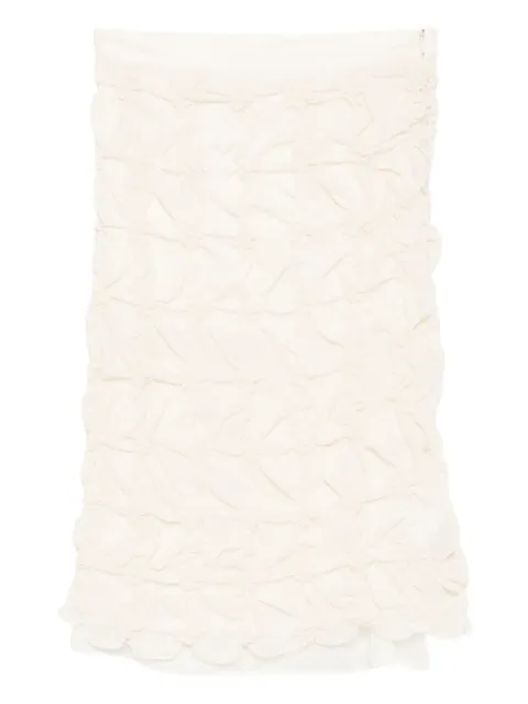 Rokh scrunched chiffon skirt