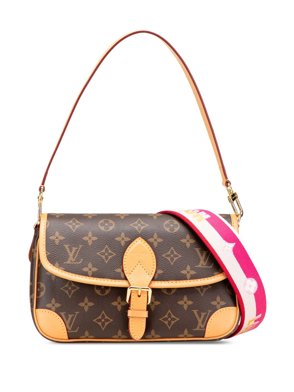Louis Vuitton Pre-Owned 2021-2025 Monogram Diane satchel - ブラウン Louis Vuitton Pre-Owned 2021-2025 Monogram Diane satchel - ブラウン