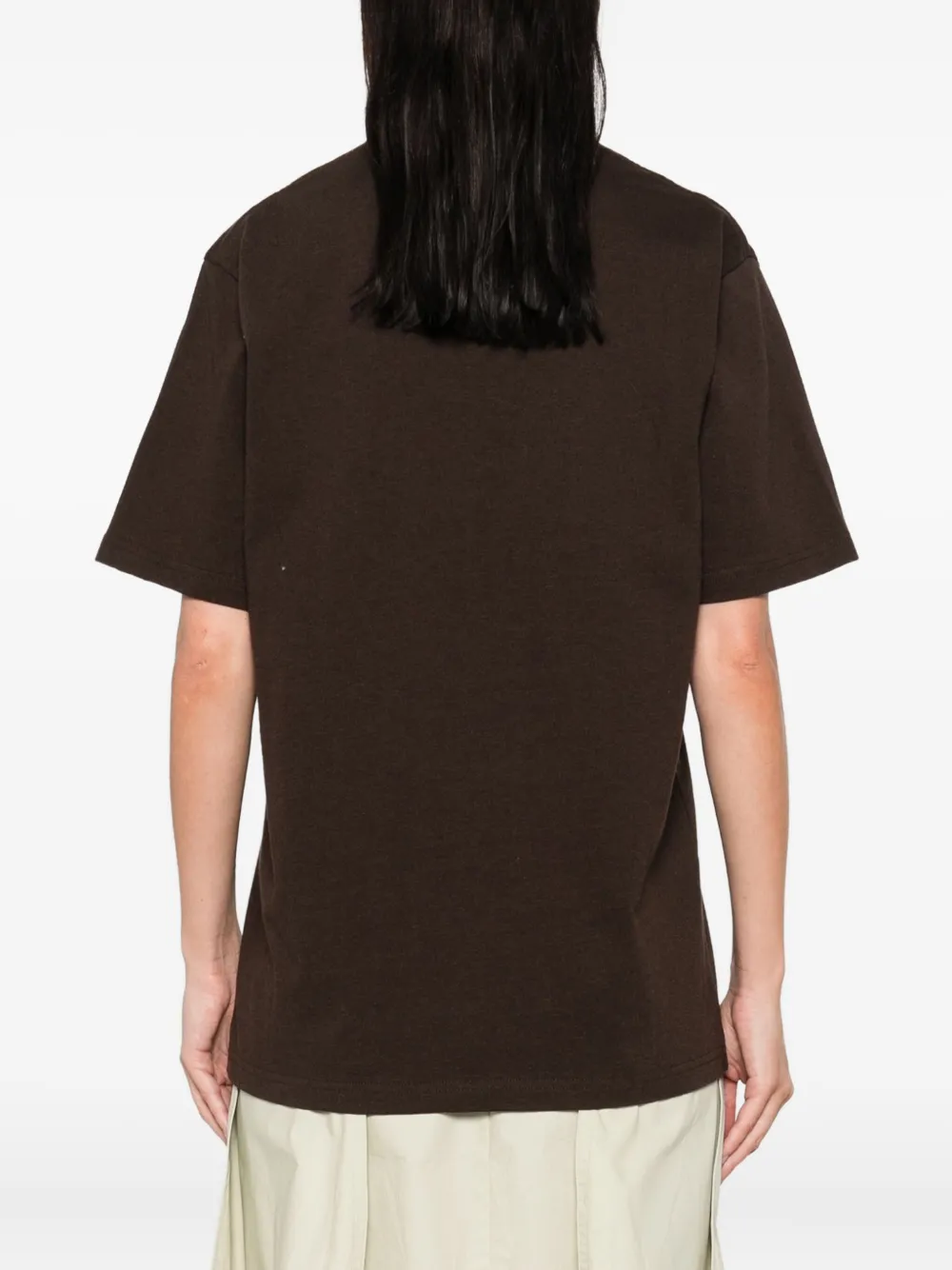 JW Anderson embroidered cottonT-shirt Bruin