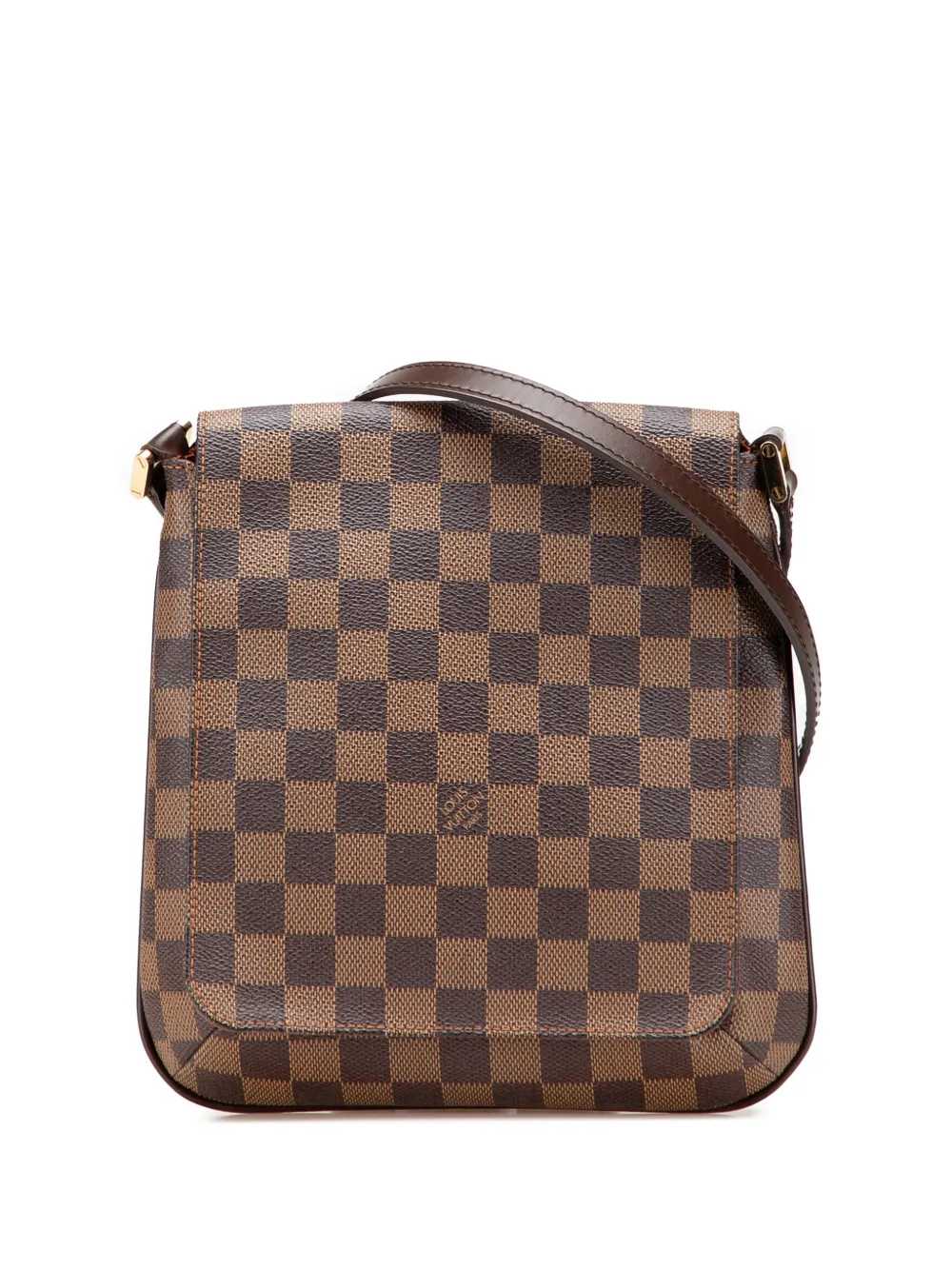 Louis Vuitton Pre-Owned 2004 ダミエ エベヌ ミュゼット サルサ ロングストラップ ショルダーバッグ - Louis Vuitton Pre-Owned 2004 ダミエ エベヌ ミュゼット サルサ ロングストラップ ショルダーバッグ -