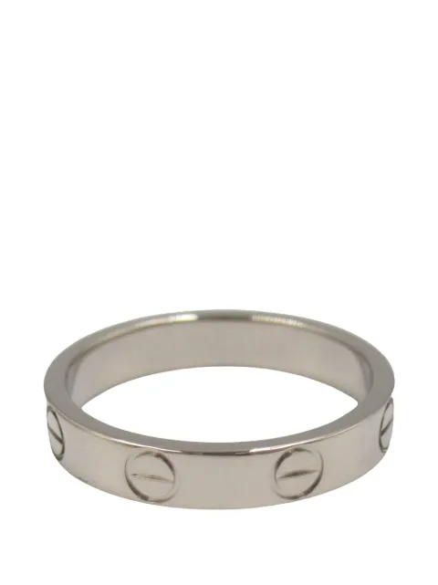 Cartier кольцо Love из белого золота (2005-2020-е годы)