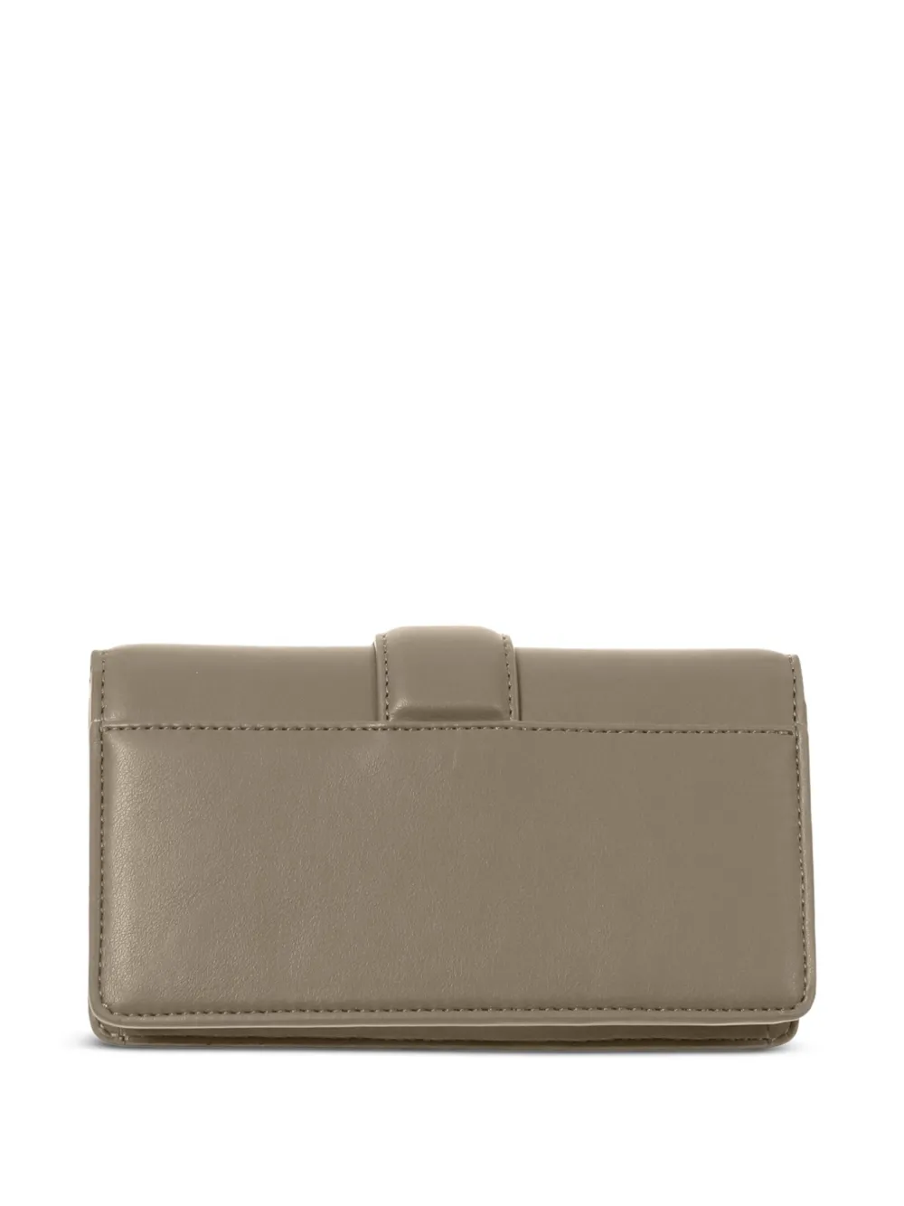Just Cavalli Snake-buckle Strap Wallet In Brown