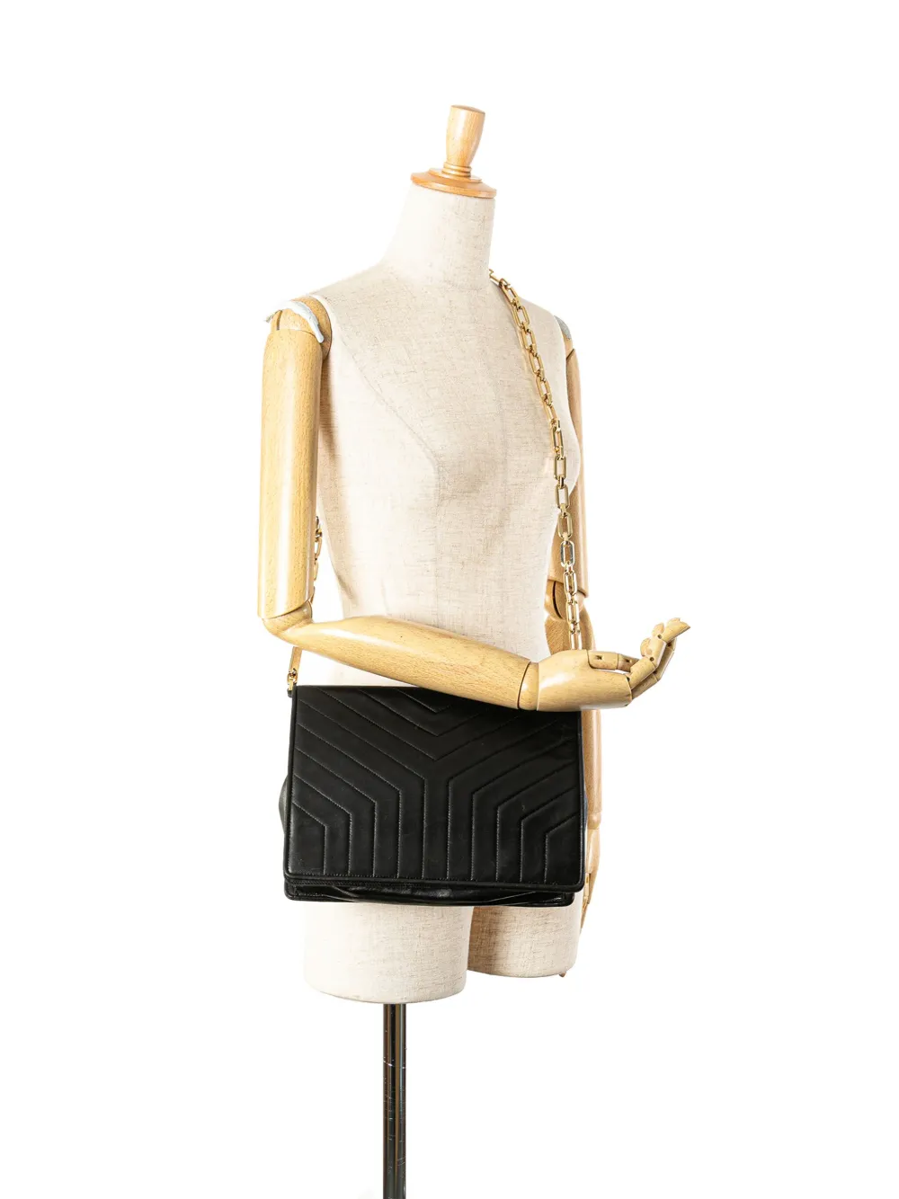 Saint Laurent Pre-Owned 2000-2012 Leather Y Stitch Chain crossbody bag | Pre-Owned | Image 2