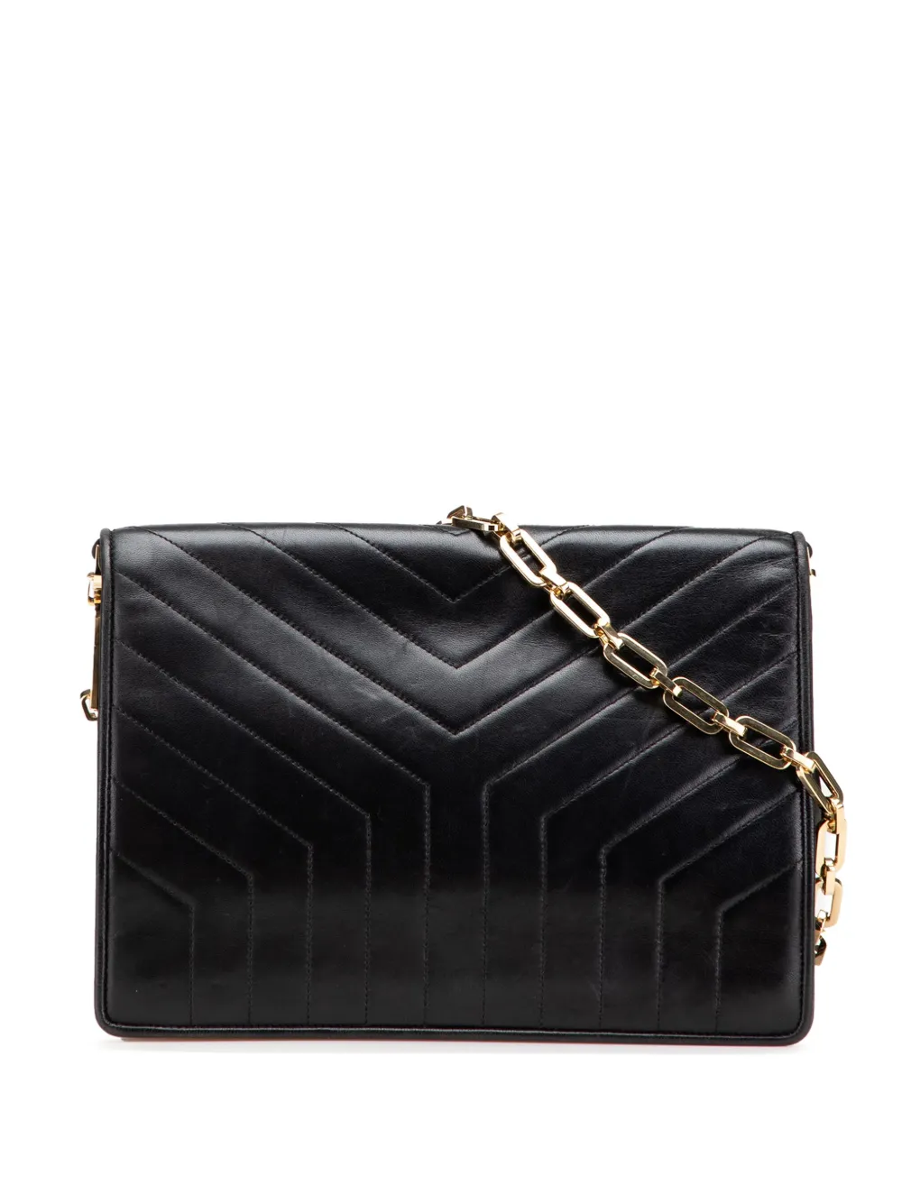 Saint Laurent Pre-Owned 2000-2012 Leather Y Stitch Chain crossbody bag | Black | Image 1