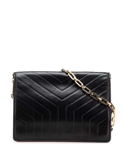 Saint Laurent Pre-Owned 2000-2012 Leather Y Stitch Chain crossbody bag