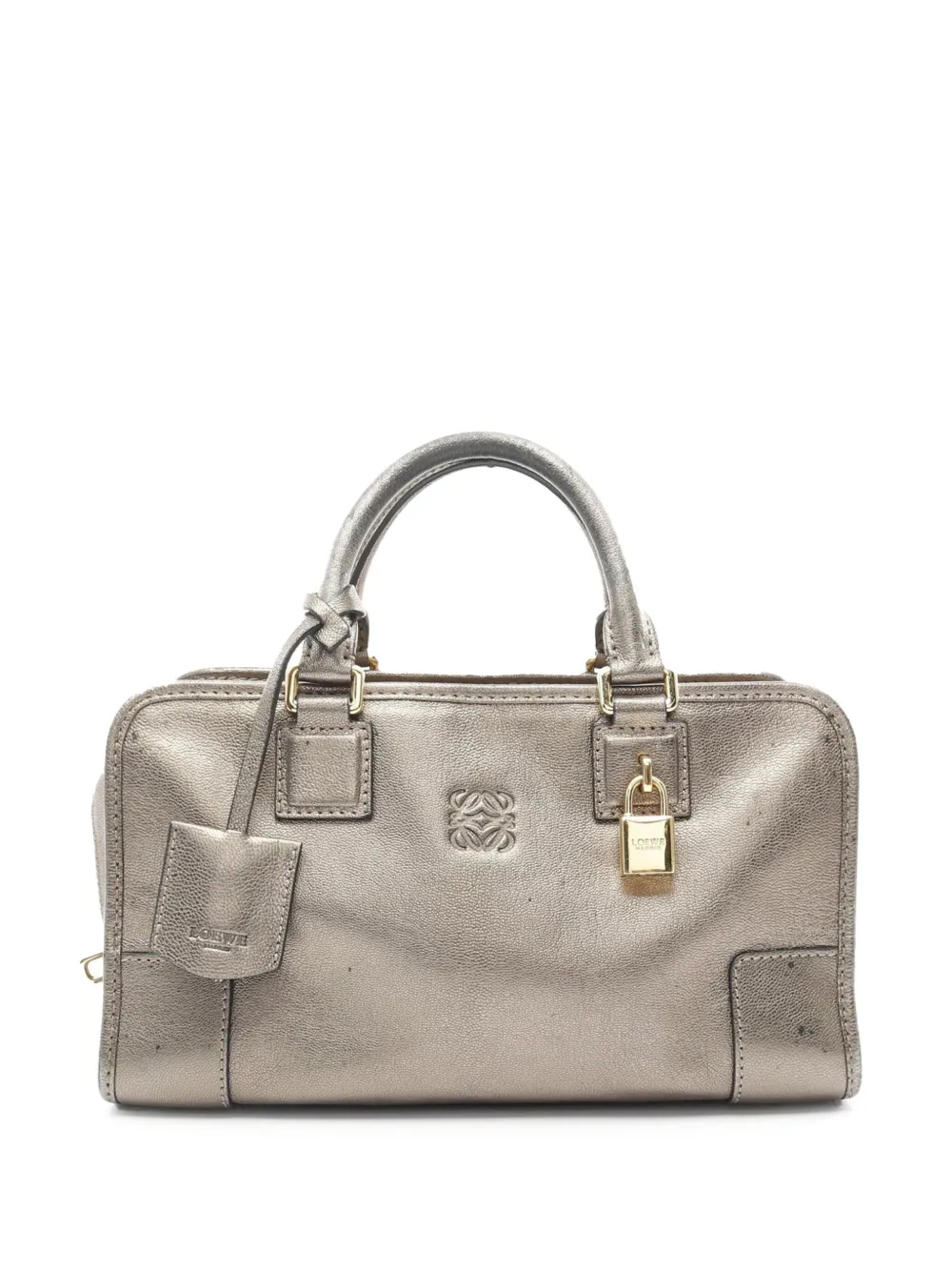 Loewe Pre-Owned 2000-2025 Metallic Leather Amazona 28 handbag - Loewe Pre-Owned 2000-2025 Metallic Leather Amazona 28 handbag -