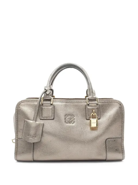 Loewe Pre-Owned 2000-2025 Metallic Leather Amazona 28 handbag
