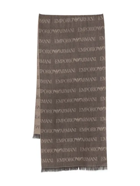 Emporio Armani mascada con motivo del logo