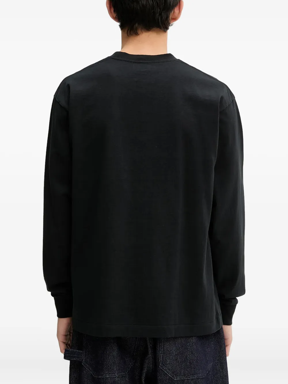 Human Made T-shirt met logo en lange mouwen Zwart