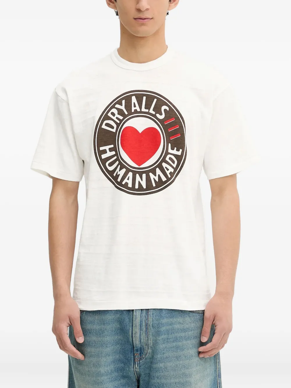 Human Made logo-print T-shirt | White | Image 1