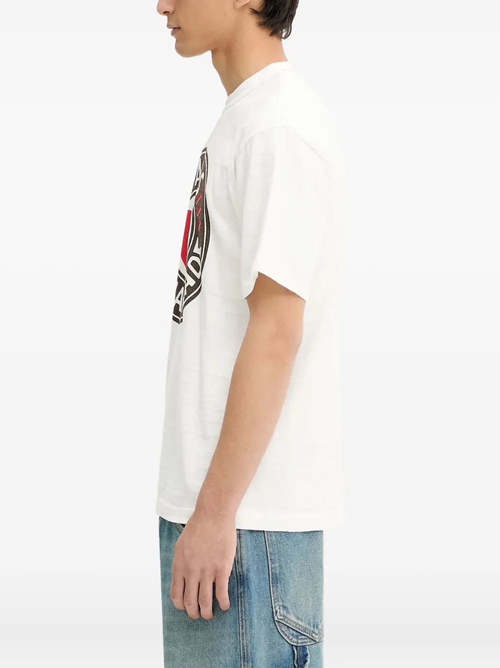 Human Made T-shirt met logoprint Wit