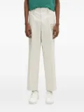 Human Made heart-embroidered pleated trousers - Neutrals