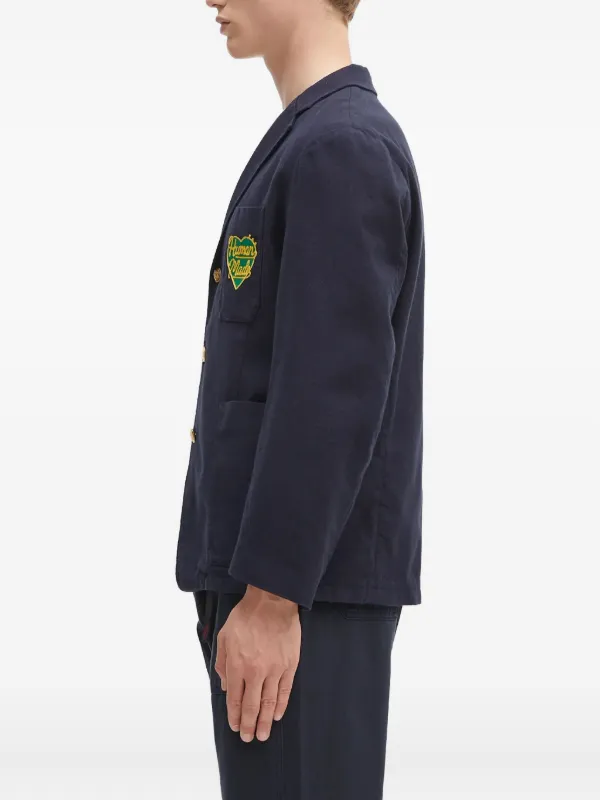 HUMAN MADE ブレザージャケット Human Made ハートパッチ ジャケット | ブルー | FARFETCH JP