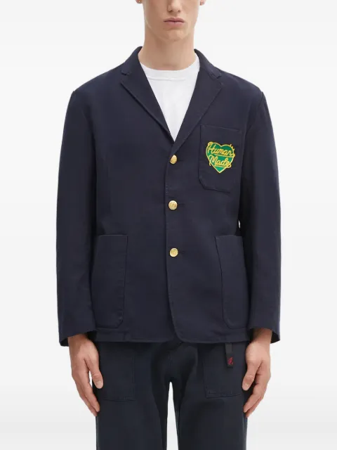 Human Made heart-patch button blazer