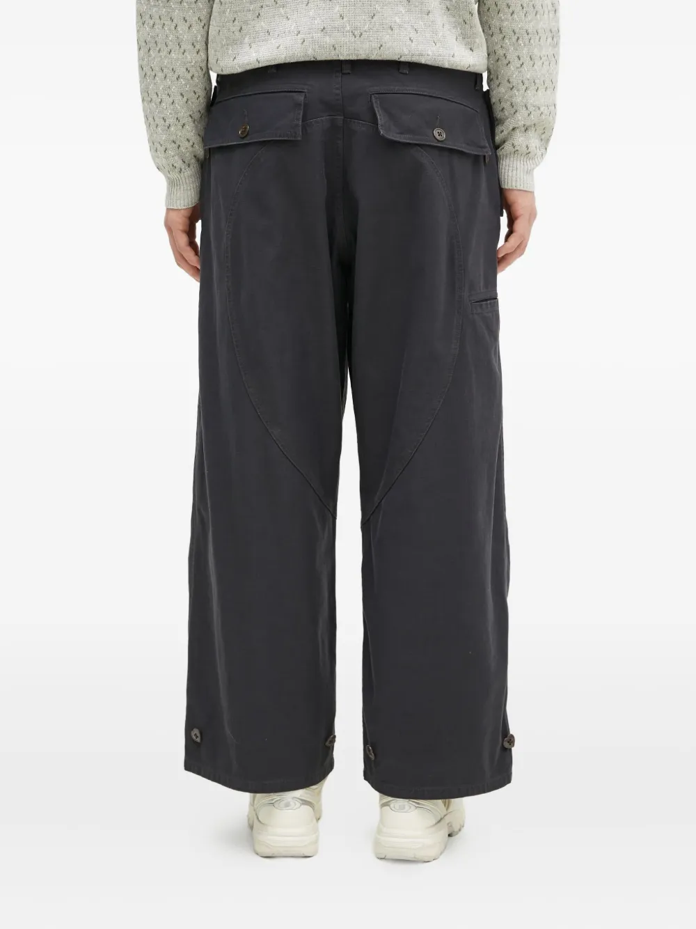 Human Made Broek met cargo zak - Grijs