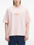 Marcelo Burlon County of Milan flame-print car-graphic T-shirt - Pink