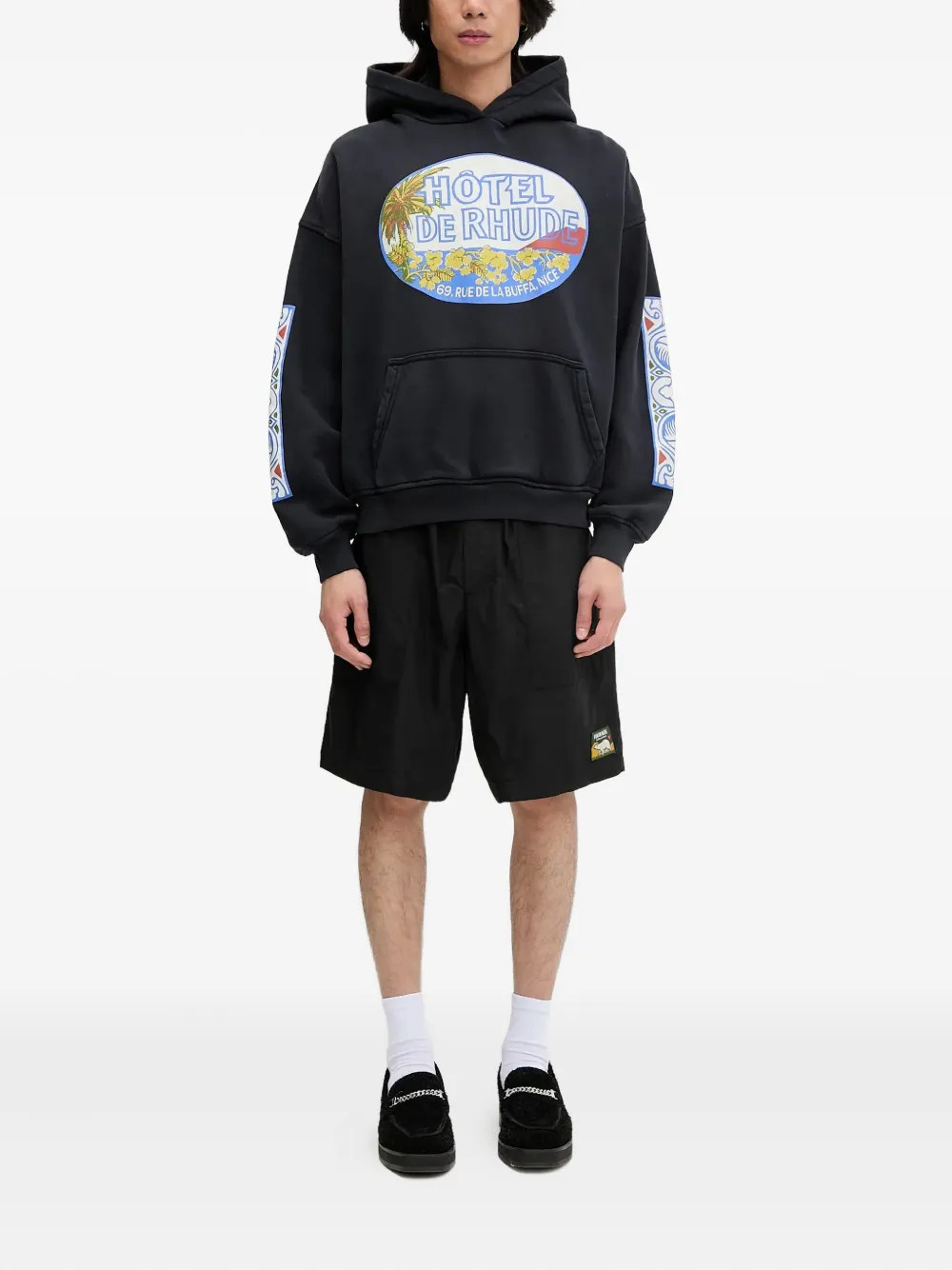 Human Made Shorts met opgestikte zak - Zwart