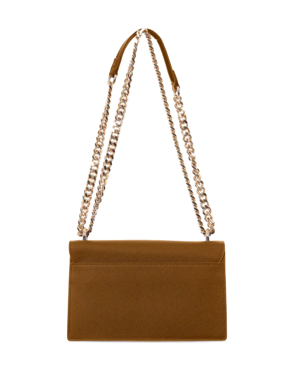 Just Cavalli Logo-plaque Crossbody Bag In Brown