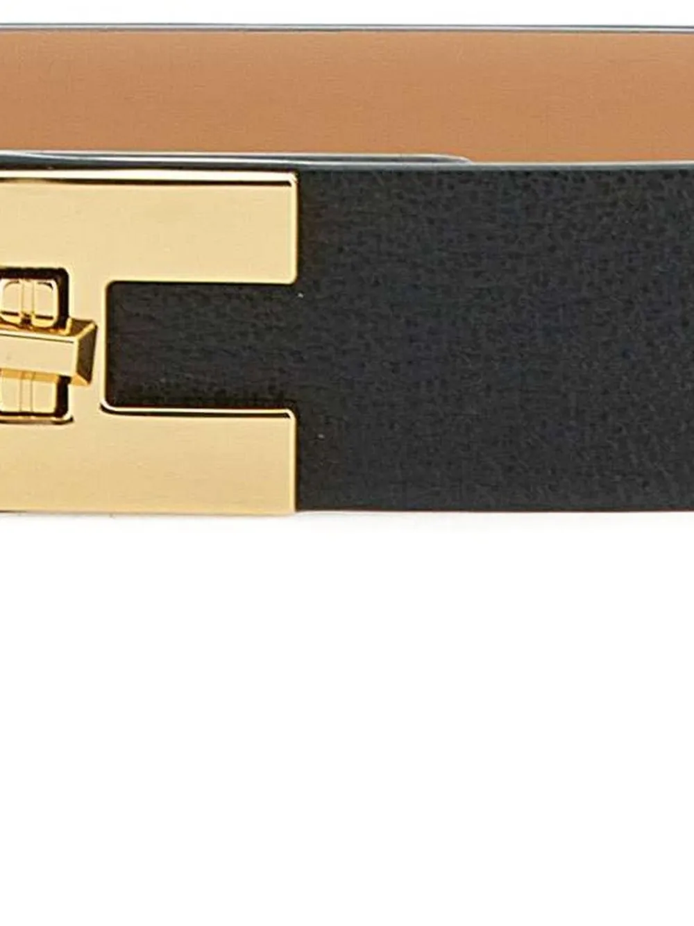 Elisabetta Franchi logo-buckle belt Zwart