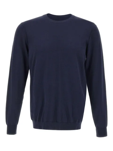 DIKTAT ribbed-edge crew-neck sweater