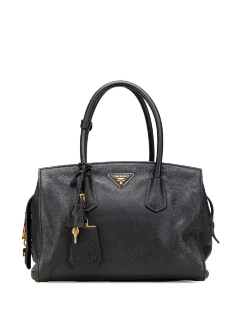 Prada Pre-Owned bolsa satchel Vitello Grain 2013-2025