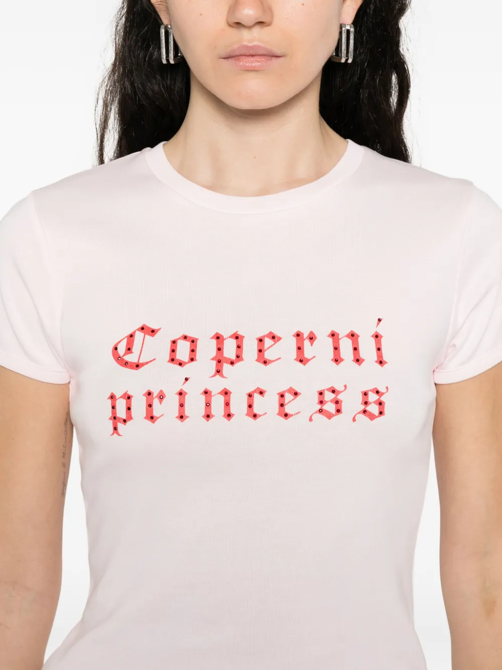 Coperni Short-sleeved T-shirt In Pink