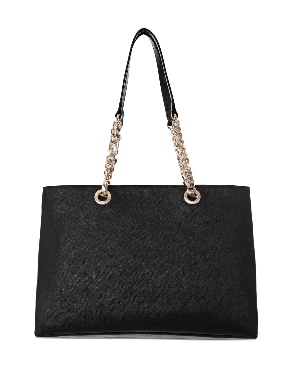 Just Cavalli Shopper met logo en ketting - Zwart