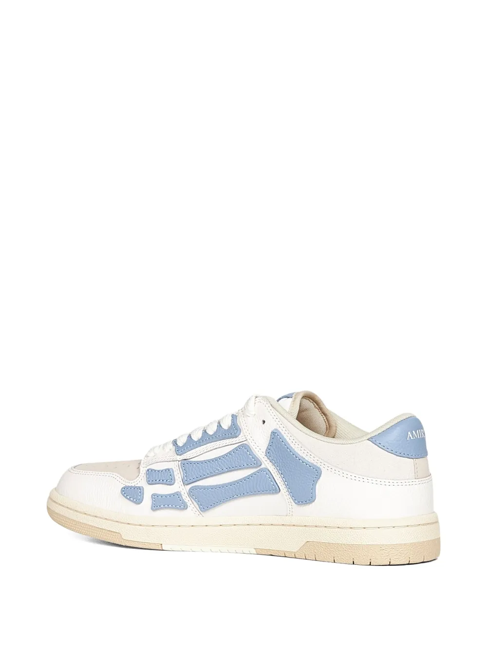 AMIRI Leren sneakers met skelet-applicatie Wit