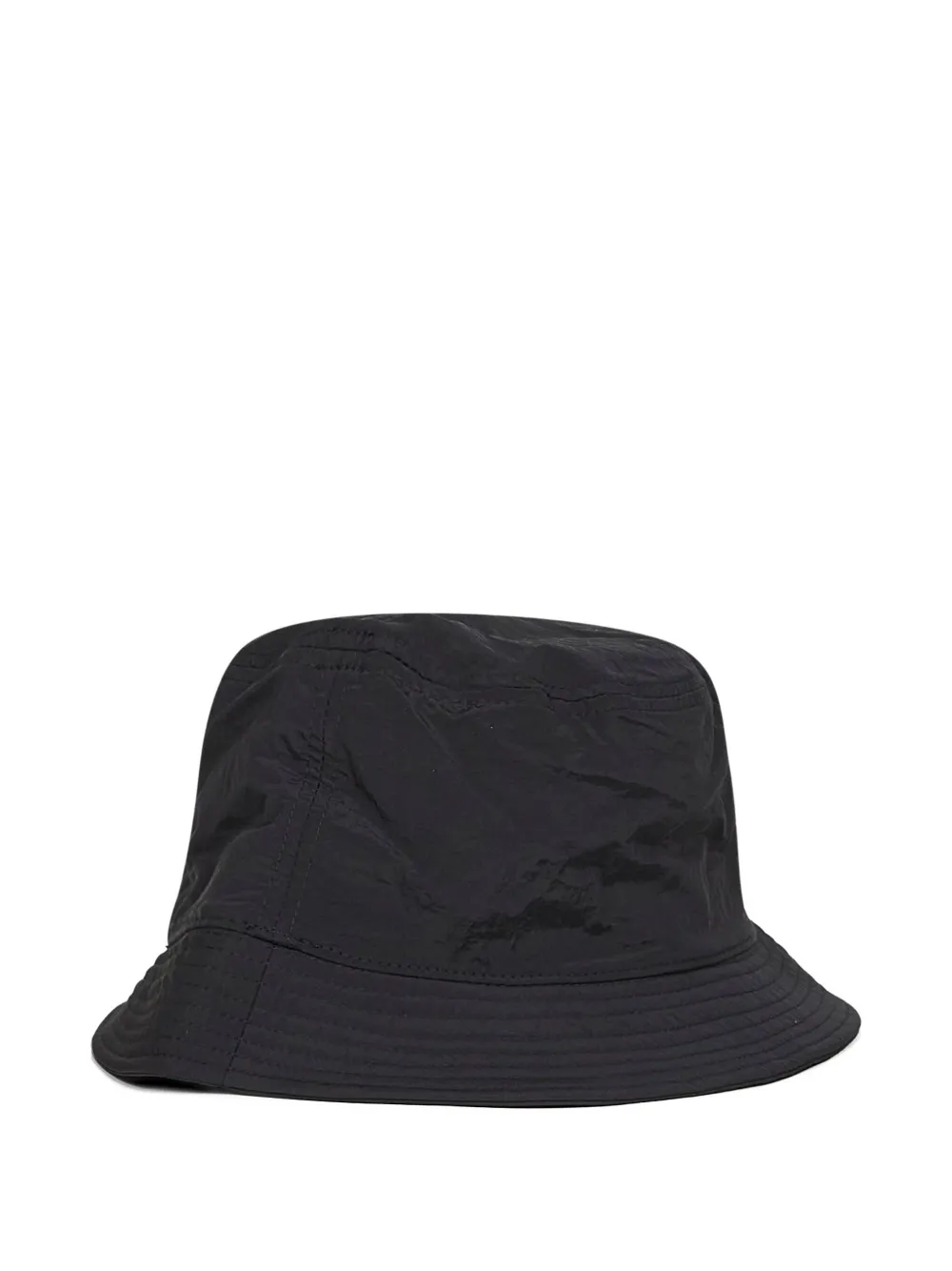 Stone Island Vissershoed met Compass-logopatch Zwart