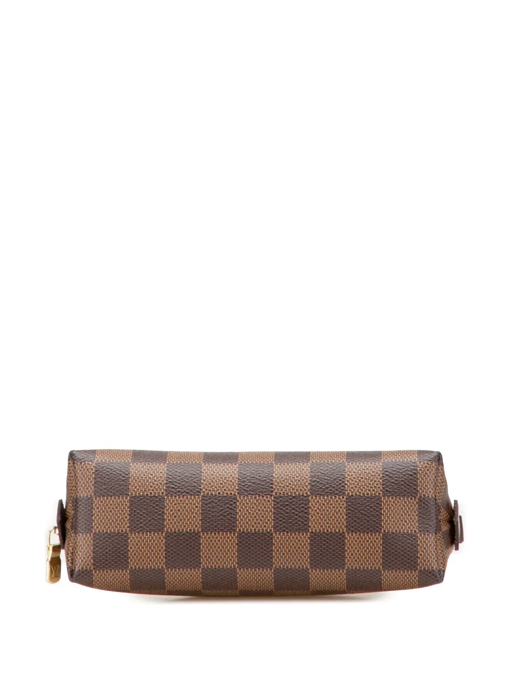 Pre-owned Louis Vuitton 2005 Damier Ebene Cosmetic Pouch In Brown