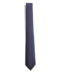 Dolce & Gabbana pointed-tip silk tie - Blue