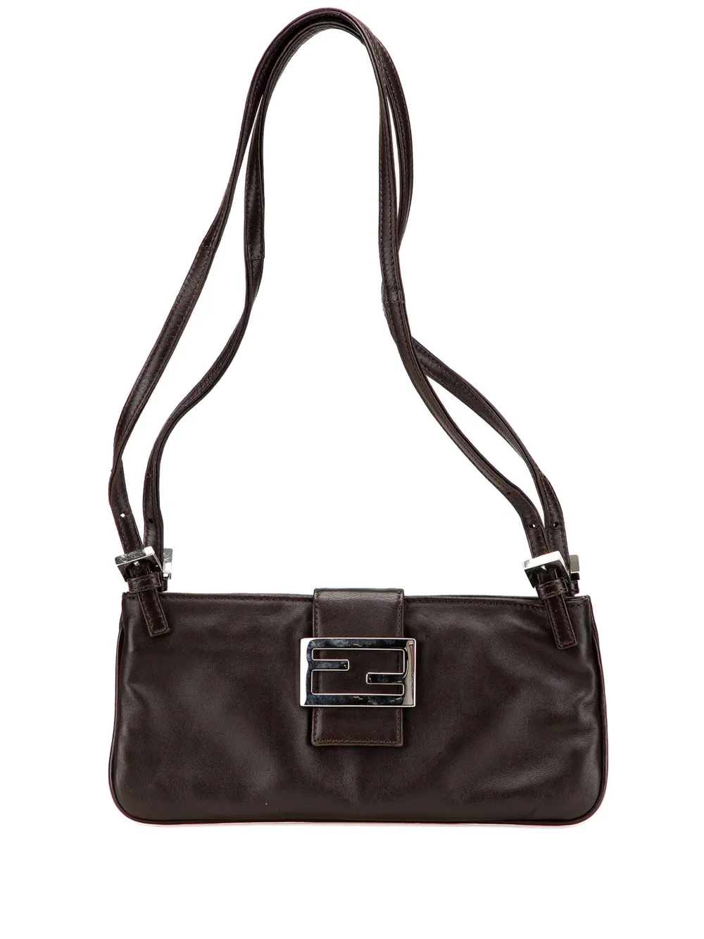 Fendi Pre-Owned 20th Century Leather FF shoulder bag | Brown | Image 1