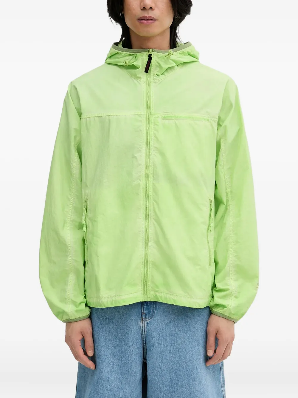 x Gramicci zip-up hooded jacket