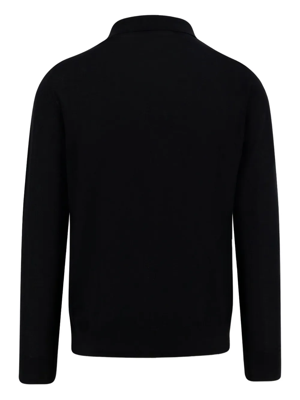 Kiton Poloshirt met lange mouwen Zwart