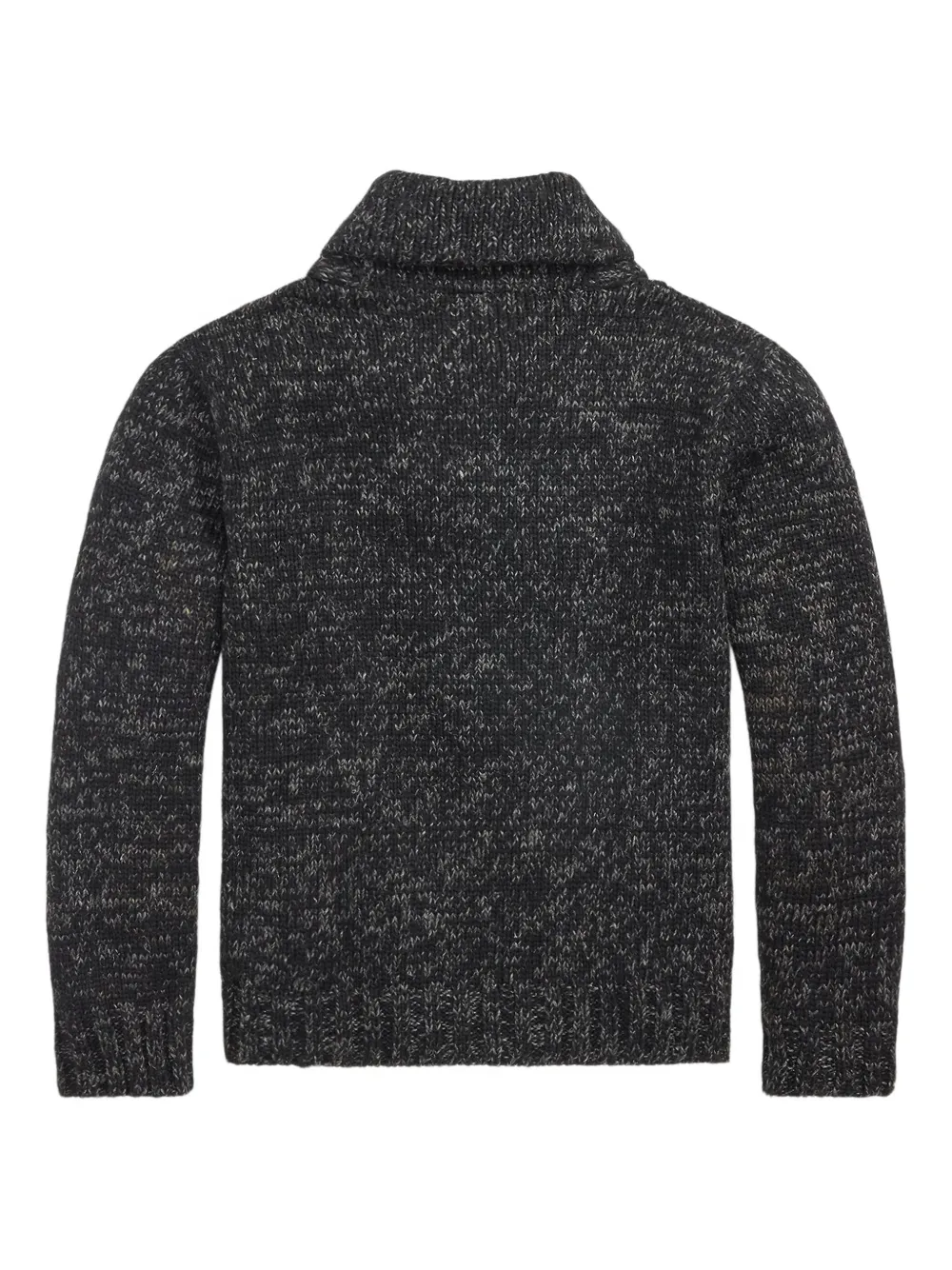 Ralph Lauren RRL Wollen pullover met geborduurde sjaalkraag - Grijs