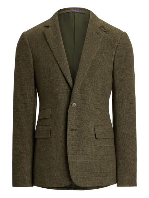Ralph Lauren Purple Label textured single-breasted blazer