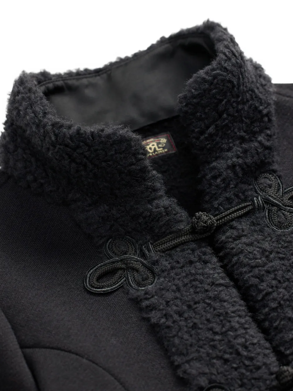 Ralph Lauren RRL Jack met fleece afwerking Zwart