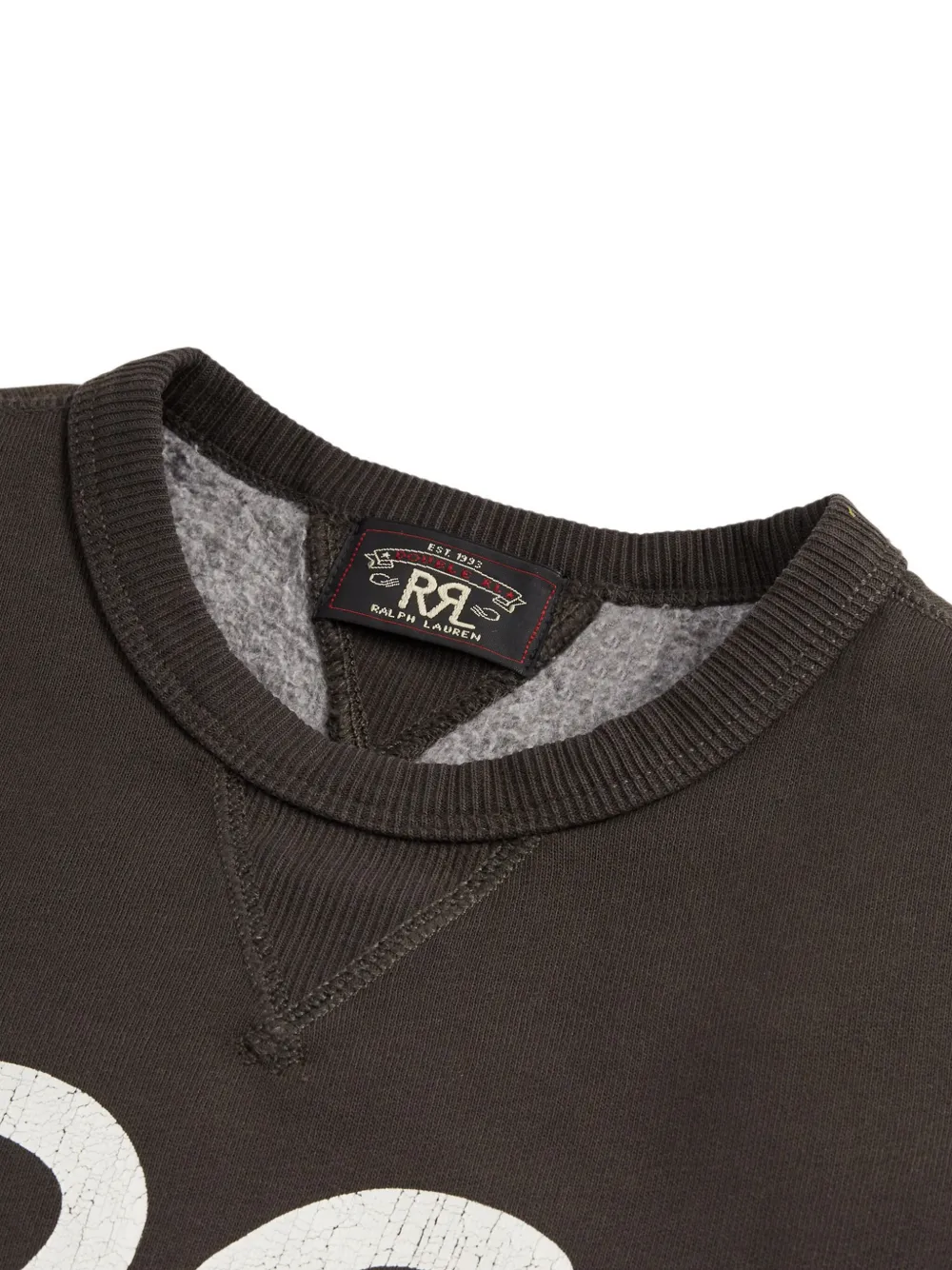 Rrl Fleece Sweatshirt In Black