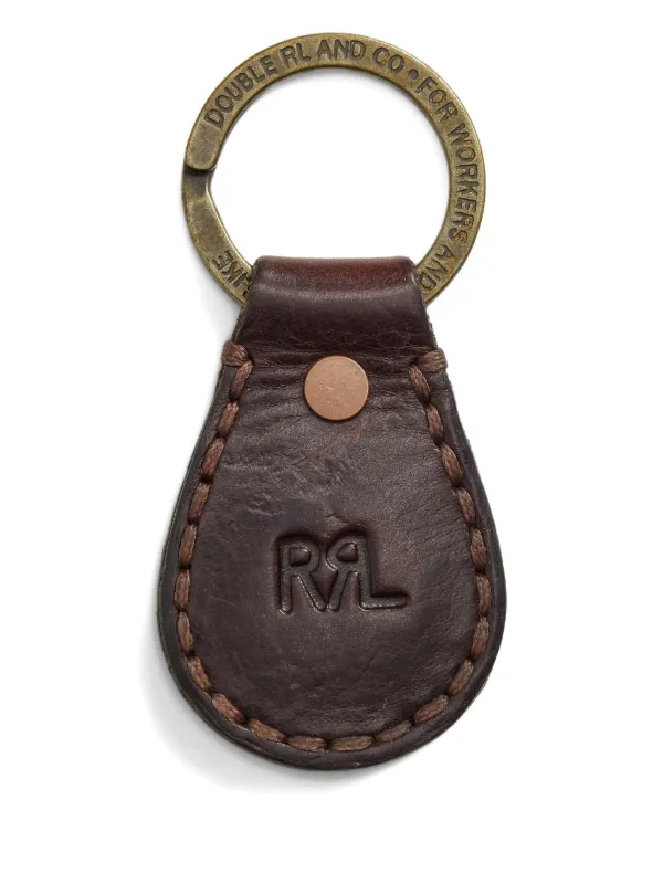 Ralph Lauren RRL Leather Keyring | Brown | FARFETCH