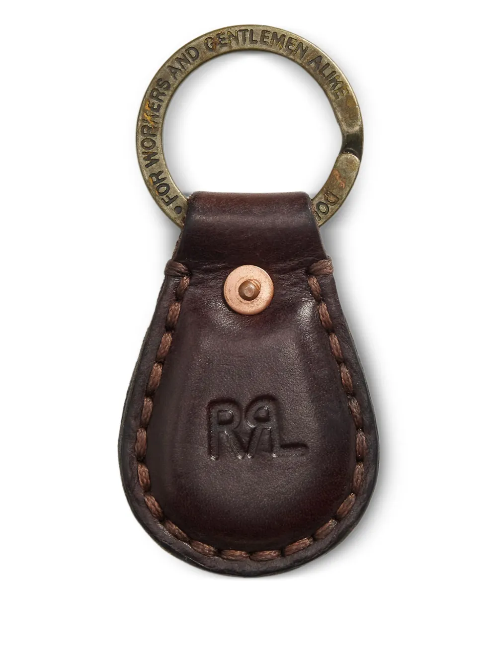 Ralph Lauren RRL レザーキーホルダー - ブラウン Ralph Lauren RRL レザーキーホルダー - ブラウン