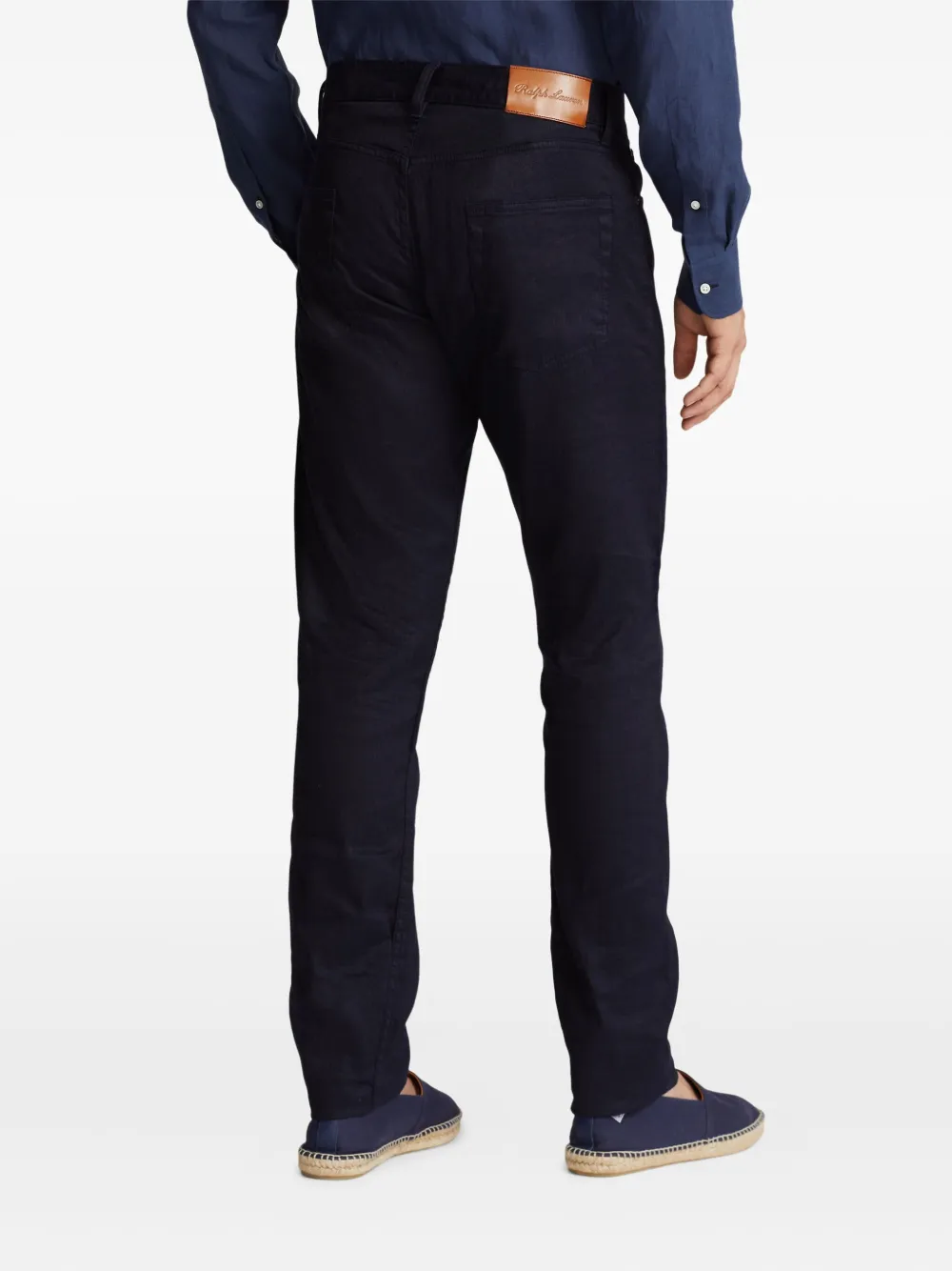 Ralph Lauren Purple Label Jeans met vijf zakken Blauw