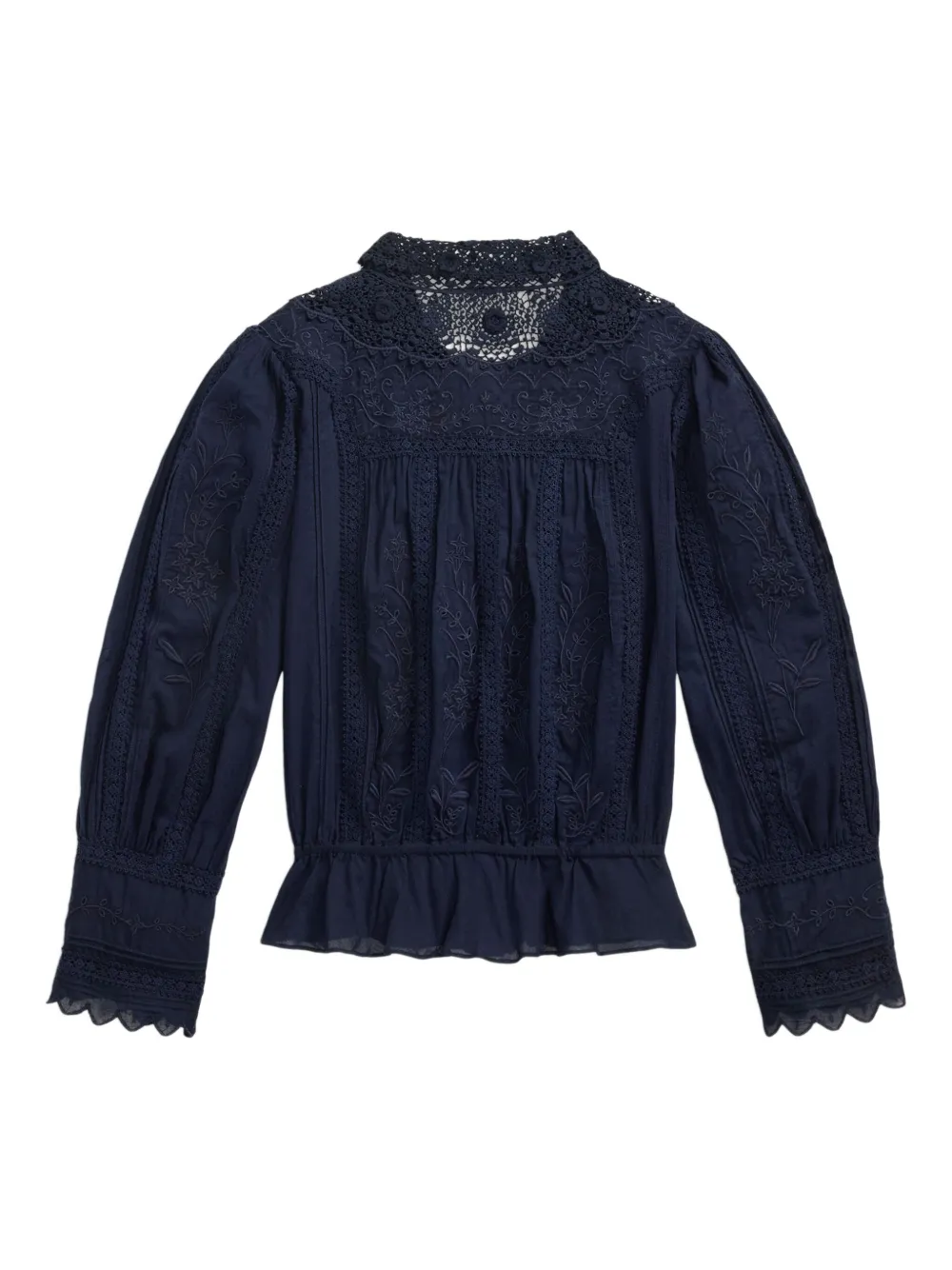 Ralph Lauren RRL Blouse met kanten detail - Blauw