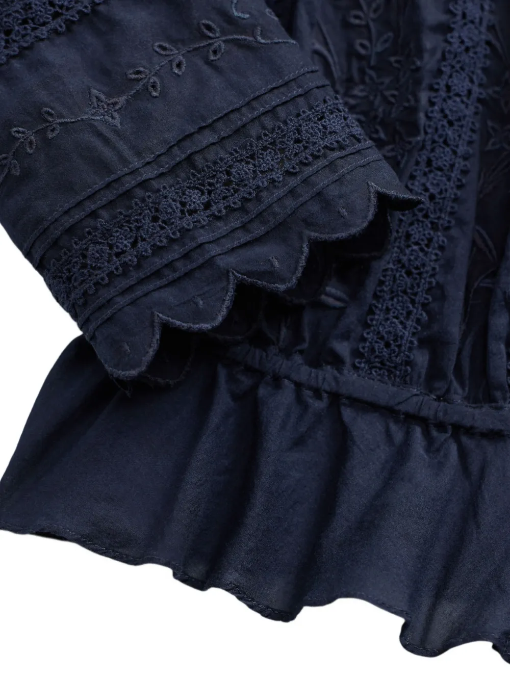 Ralph Lauren RRL Blouse met kanten detail Blauw