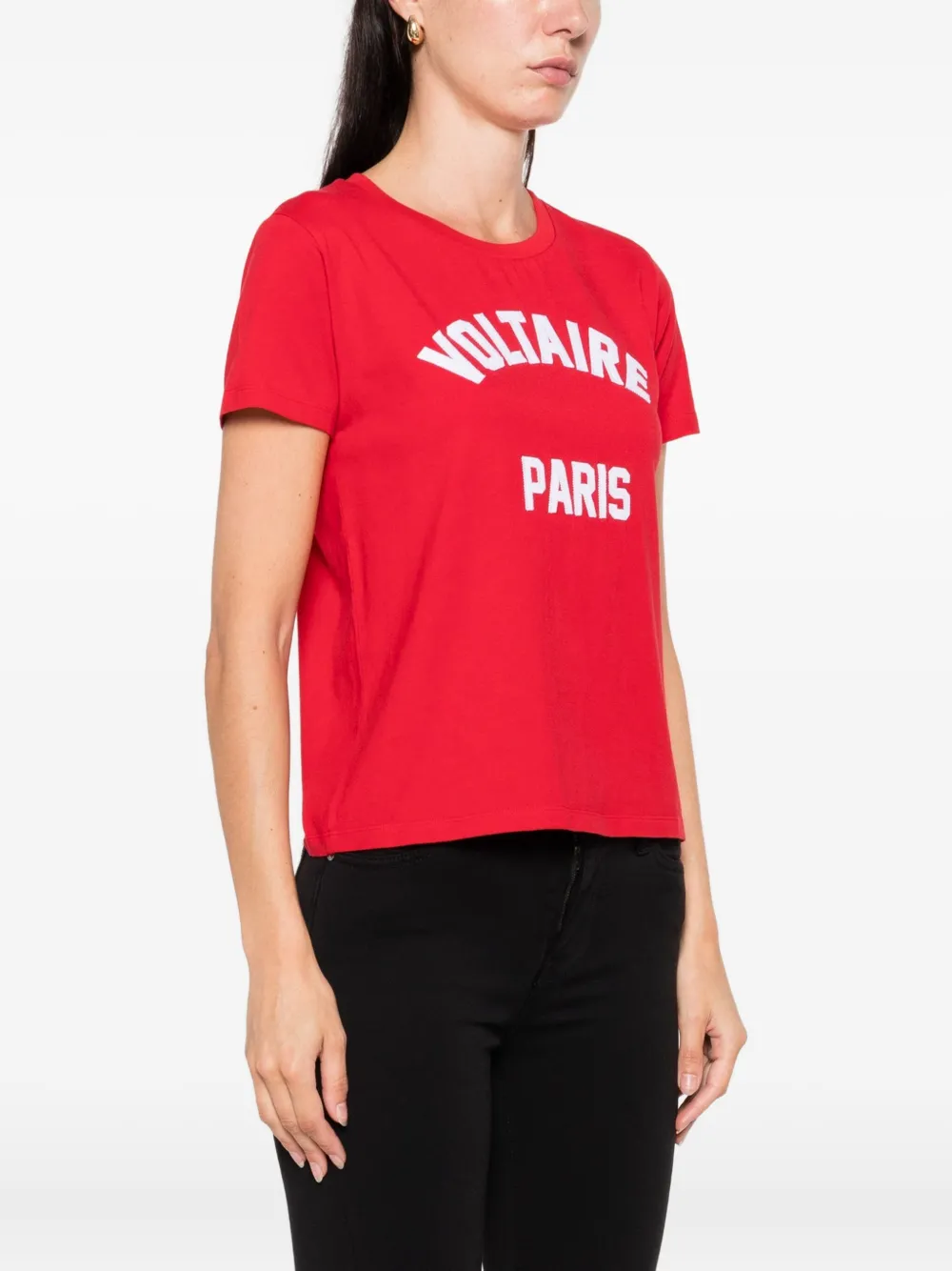 Zadig&Voltaire slogan-print T-shirt Rood