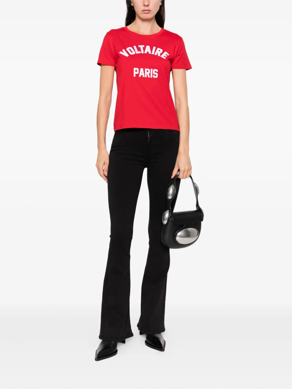 Zadig&Voltaire slogan-print T-shirt Rood