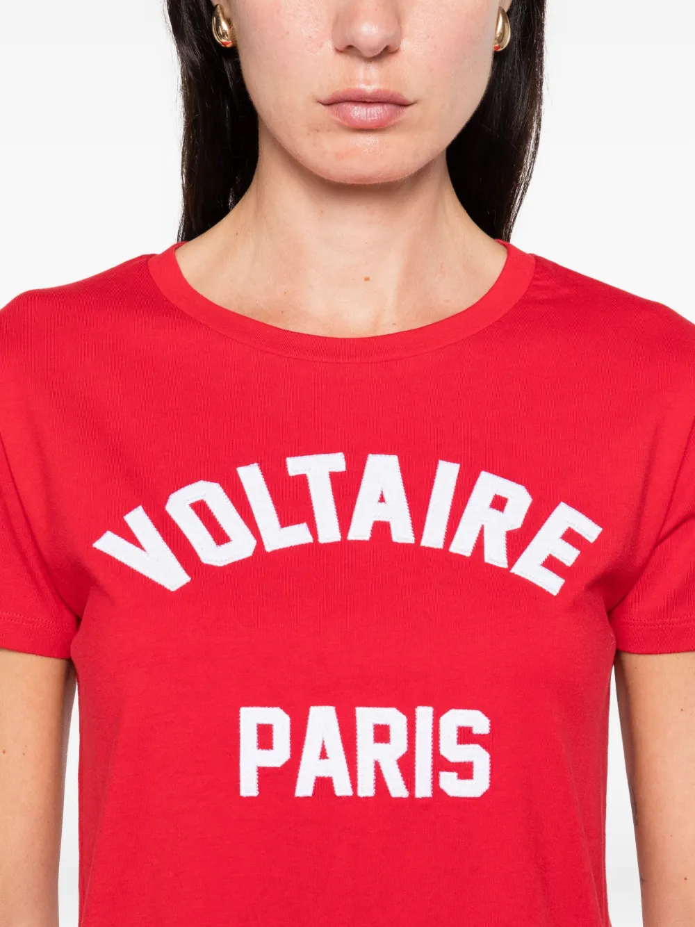 Zadig&Voltaire slogan-print T-shirt Rood