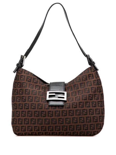Fendi Pre-Owned شنطة كتف كانفا بنقش 'زوكينو' 2000-2010