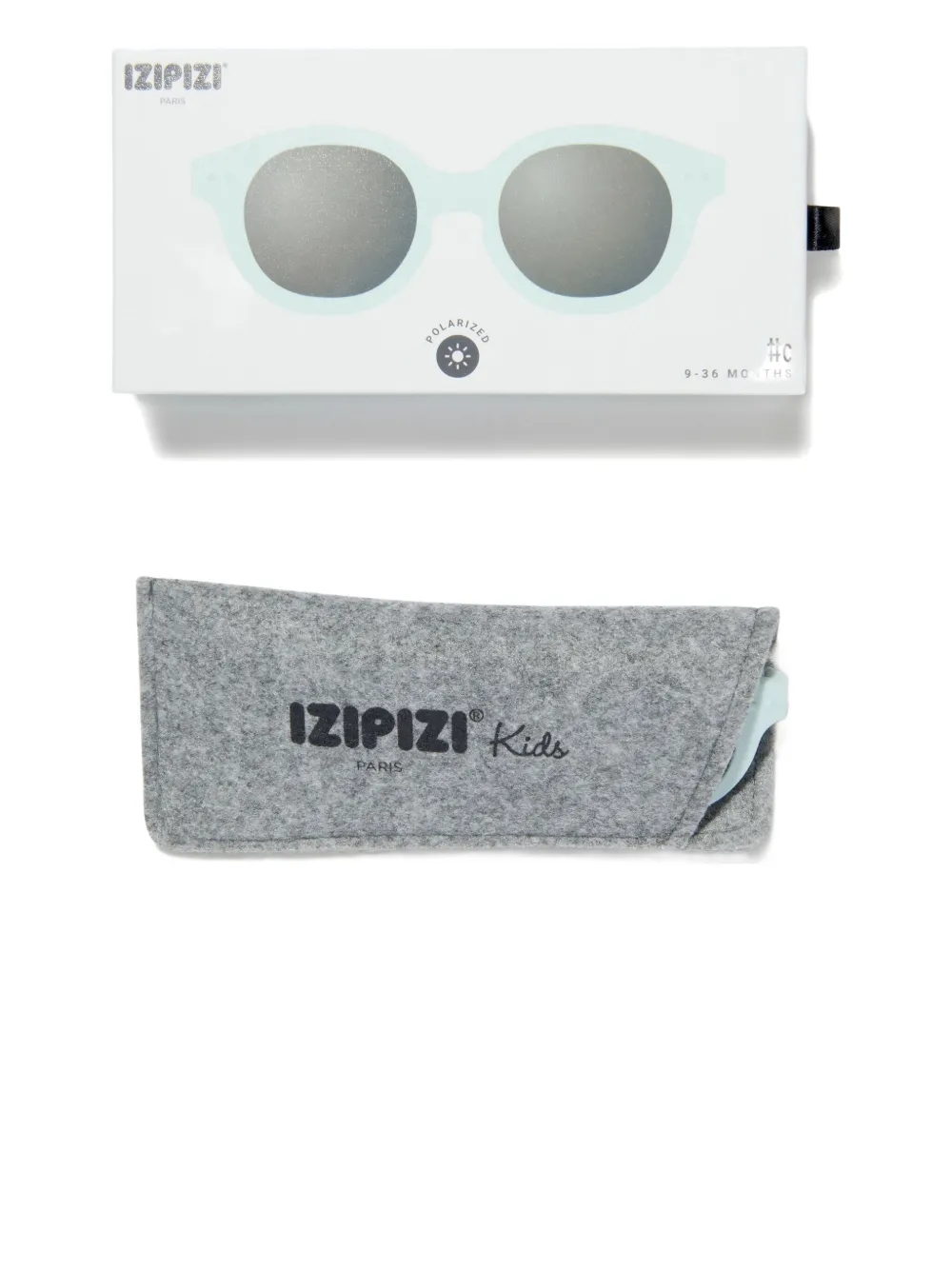 IZIPIZI KIDS Retro round-frame sunglasses Blauw