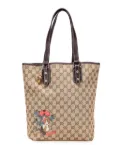 Gucci Pre-Owned 2000-2015 GG Canvas Embroidered Mushroom tote bag - Brown