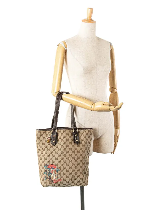 Gucci キャンバス ハンドバッグ 2000-2015 GG Gucci Pre-Owned 2000-2015 GGキャンバス エンブロイダリー